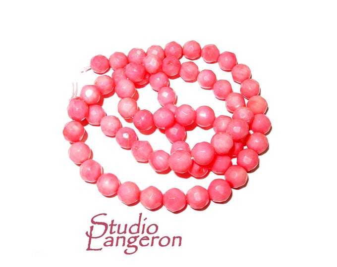 SALE!  Natural Coral Gemstone Round Beads 6mm 1 strand 39cm (15 inch) long, Natural Coral, Jewelry making - 1 strand