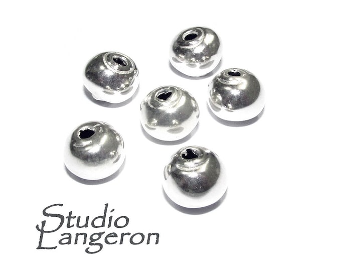 925 sterling silver handmade beads BB33, silver beads, handmade beads, Jewelry making, decorative beads, Original beads - 1 piece