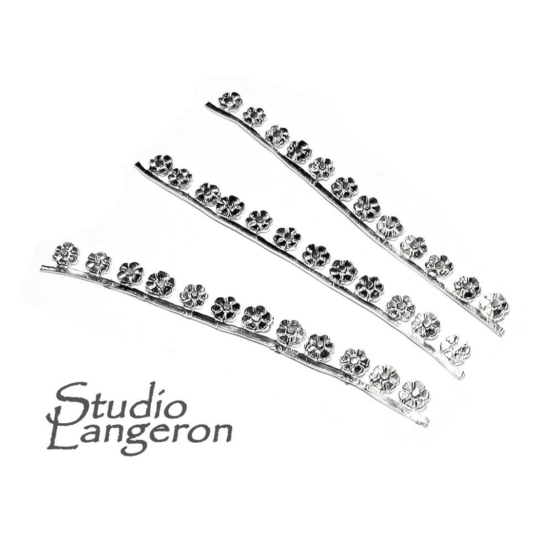 20 Stück .999 Feinsilber Fassungsdraht – Gewellt, 3,2 Mm Breit, 0,32 Mm Dick, 50,8 Cm Länge