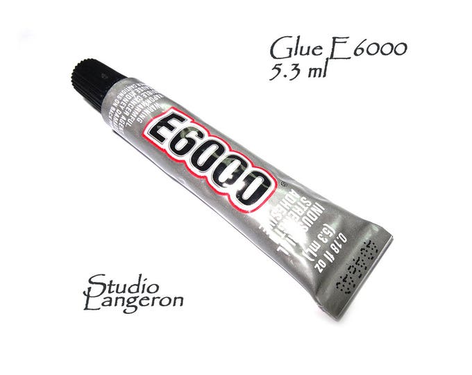 E6000 Permanent Craft Adhesive 5.3 ml (0.18 oz), Jewelry Craft Adhesive Glue, beading Glue, Beading Suppliers, Jewelry Suppliers - 1 piece