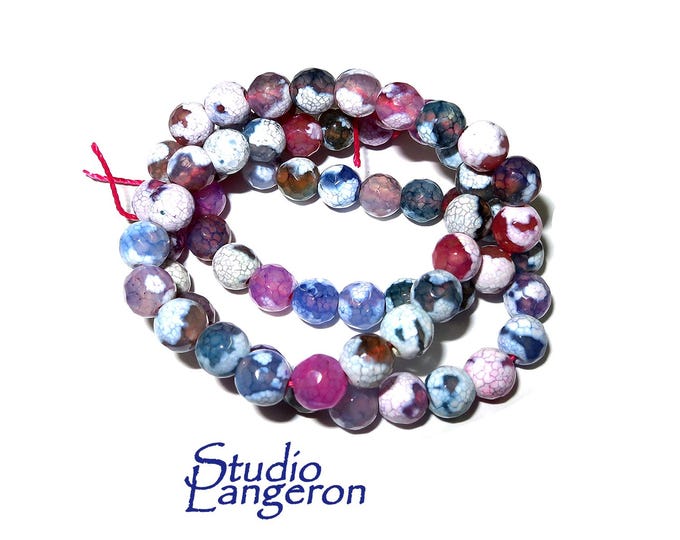 SALE!  Natural Agate Gemstone Round Beads 6mm 1 strand 39cm (15 inch) long, Natural Agate , Jewelry making - 1 strand