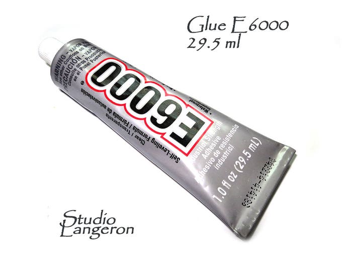 E6000 Permanent Craft Adhesive 29.5 ml (1.0 oz), Jewelry Craft Adhesive Glue, beading Glue, Beading Suppliers, Jewelry making - 1 piece