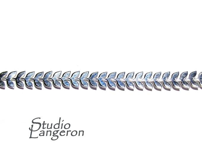935 Argentium Silver Gallery wire, Bezel wire, Gallery ribbon, Gallery pattern, Sterling silver, Wire, Silver wire, Silver - 4 inch (10 cm)
