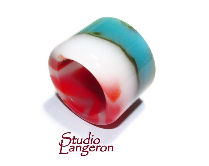 Natural Colorful Jade band Ring size 12 1/2, Colorful  Jade stone ring, Band Ring, Natural Gemstone ring, Unisex rings, Solid gemstone
