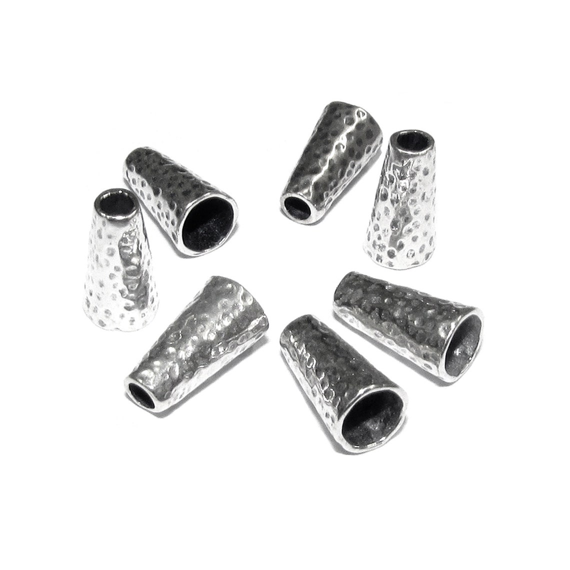 925 Sterling silver Small Bead Cones Beading Bead cones Etsy