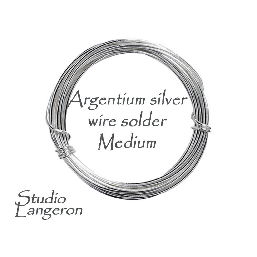 Medium Solder Argentium Silver Wire, Solder Argentium Silver, Wire