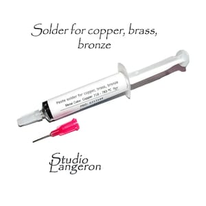 Solder Copper Paste, solder syringe copper, Solder copper, Jewelry making - 1 piece