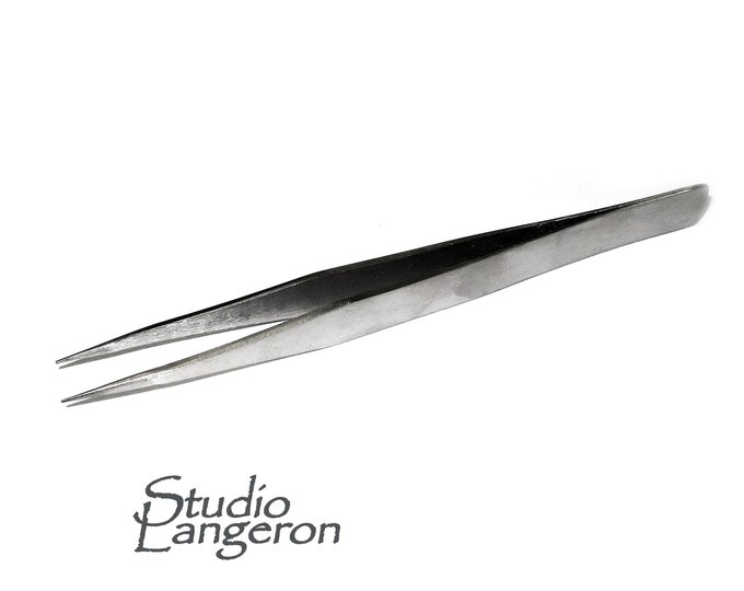 Fine tip tweezers, anti-magnetic, Tweezers, Tweezers with straight tips, Tweezers anti-magnetic - 1 piece
