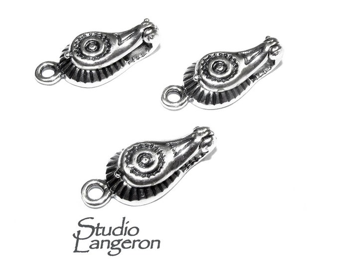 925 Sterling Silver Fold-Over Magnetic Clasp, Magnetic clasp, Clasp, Silver clasp, Round clasp, Jewelry making, 925 silver clasp - 1 piece
