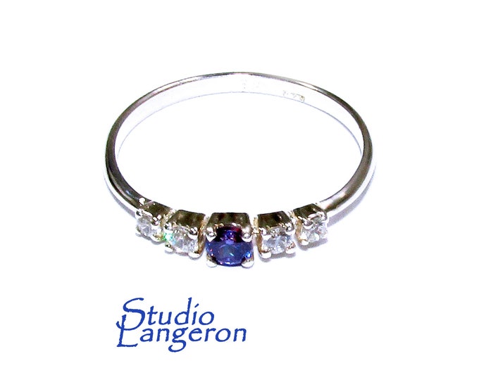 Amethyst ring 925 sterling silver size 6 1/2, Handmade ring, single copy, sterling silver, Amethyst ring, silver ring, gemstone