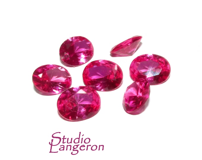Natural Certified Red Ruby Oval size 9x7x4 mm, Ruby Gemstone, Natural gemstone, Jewelry making, Natural ruby - 1 piece