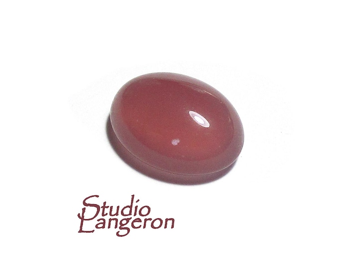 SALE!  Natural Chalcedony, cabochon, size 15x12x7mm, Natural Chalcedony, Natural Gemstone, Jewelry making - 1 piece