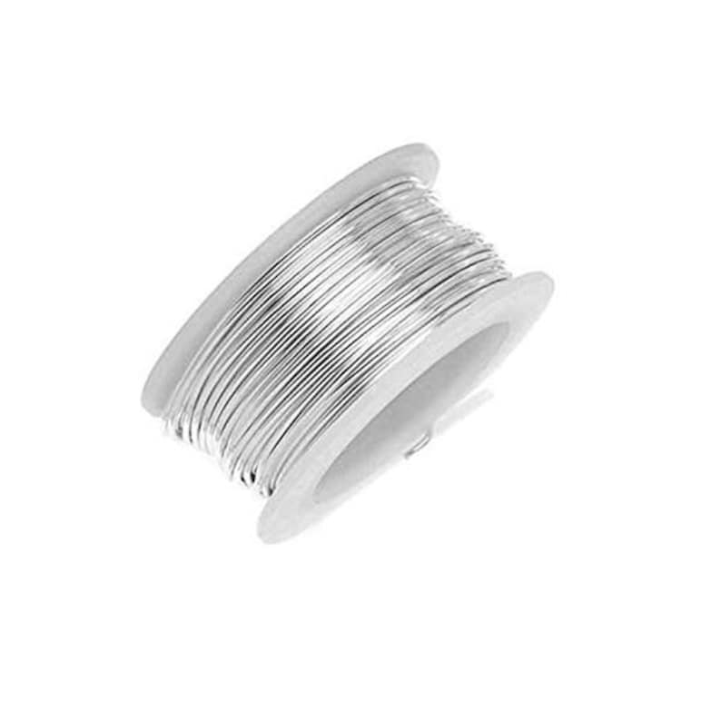 Alambre de plata argentium 940, grosor 30-8 GA, fabricación de joyas, alambre de plata argentium, hallazgos de plata, envoltura de alambre – 1 metro (3,30 pies) imagen 3