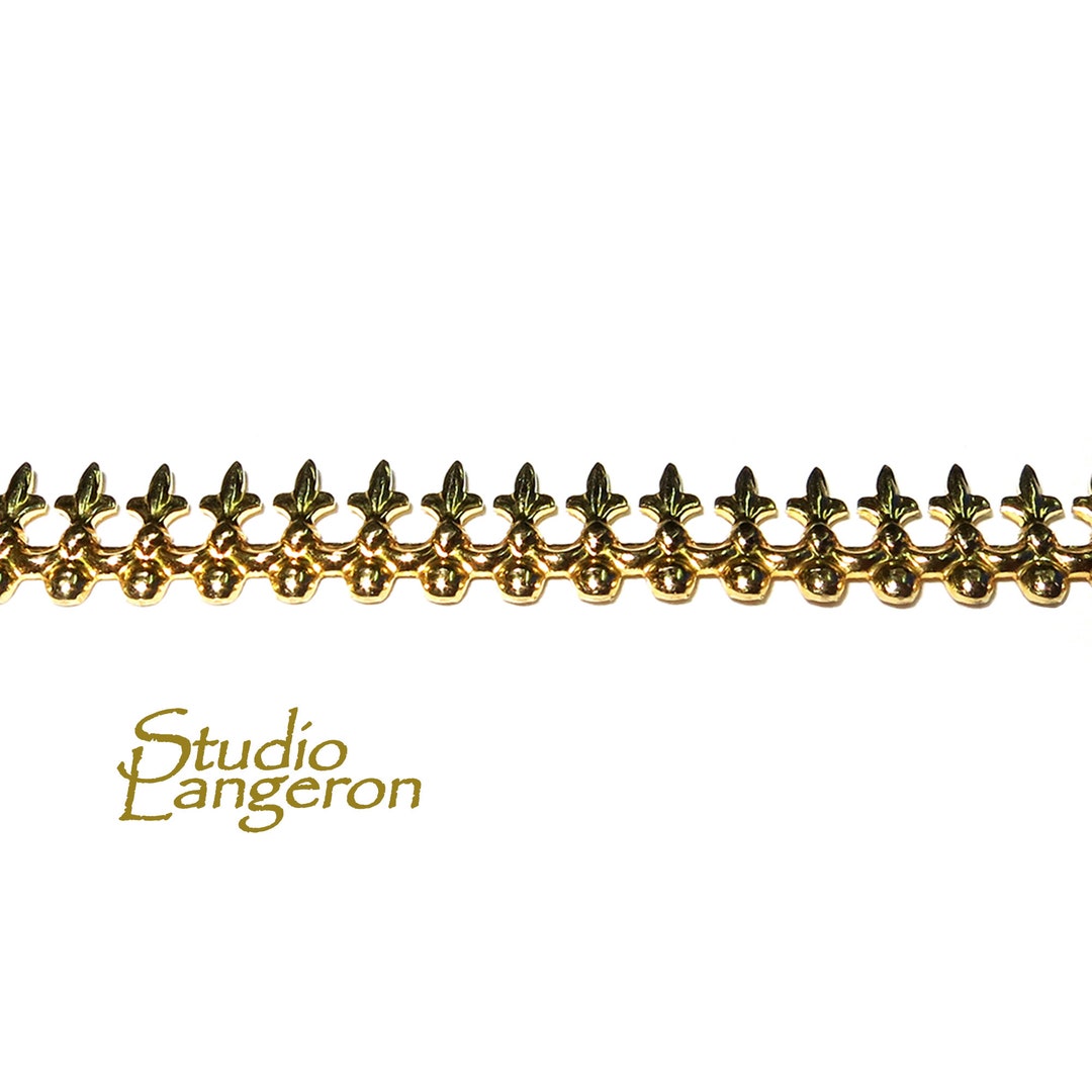 Natural Brass Gallery Wire, Brass Wire, Gallery Pattern, Gallery Ribbon