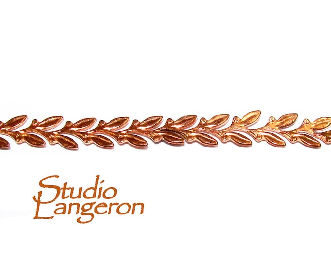 Natural Copper Bezel wire, Gallery wire, Gallery ribbon, Gallery pattern, Jewelry making, Setting, Copper wire, Findings  - 4 inch (10 cm)