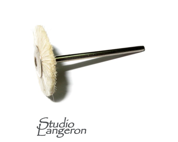 Soft Value Bristle Brush, Jewelry tools, Brush, Drill brush, Soft brush, Jewelry making - 1 piece