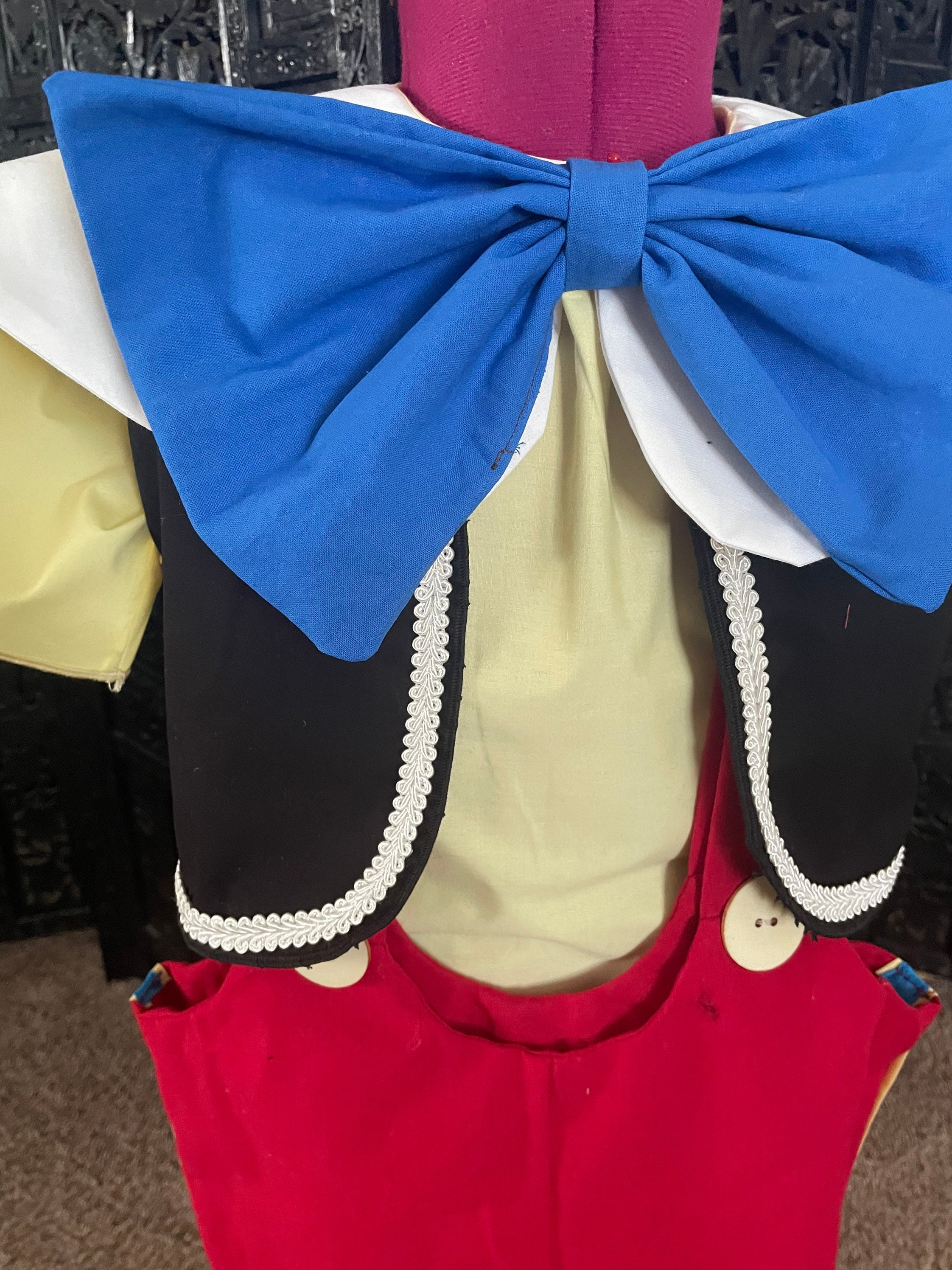 Costume Pinocchio Fai Da Te Vestito Carnevale Fata Turchina Fata