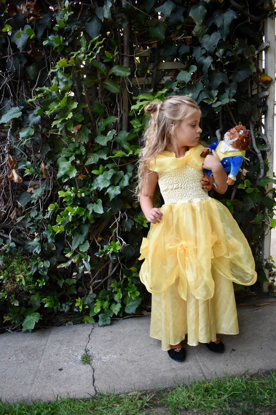 Robe de princesse jaune inspiree de Belle Etsy Canada