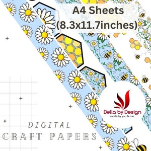 Papiers d'anniversaire bourdonnants, kit de fabrication de cartes numériques