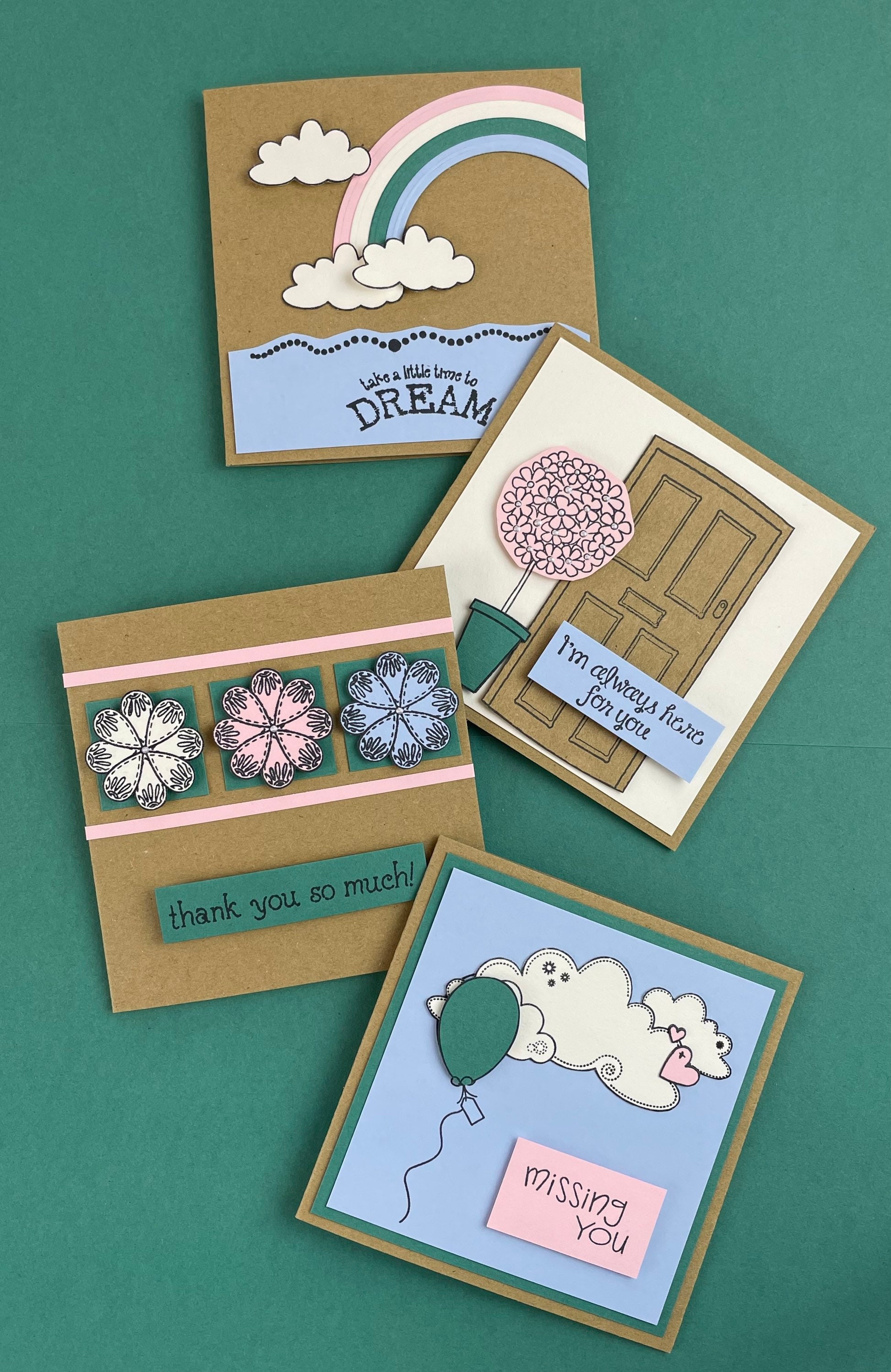 Just Because Note Cards Card Making Kit Simple Cards for Etsy UK