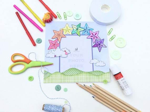 Scrapbooking Kit, Rainbow Stars, Craft Kits for Children, Kid's Summer  Holiday Crafts, Summer Scrapbook, Art Journal Ideas, DIY Kit, Rainbow 