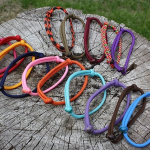 Sets of 10, 15, 20 Puppy Whelping collars, Paracord puppy ID collars, Paracord whelping collars, Friendship bracelet.