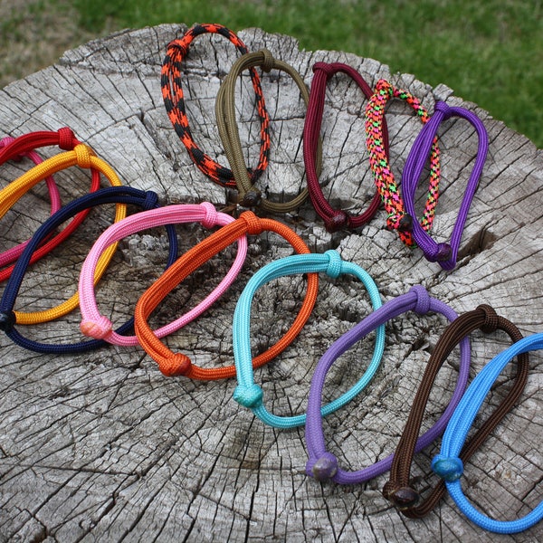 Sets of 10, 15, 20 Puppy Whelping collars, Paracord puppy ID collars, Paracord whelping collars, Friendship bracelet.