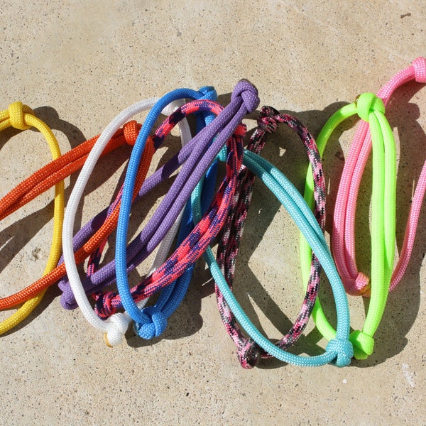 Sets of 10, 15, 20 Puppy Whelping collars, Paracord puppy ID collars, Paracord whelping collars, Friendship bracelet.