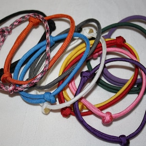 Sets of 10, 15, 20 Puppy Whelping collars, Paracord puppy ID collars, Paracord whelping collars, Friendship bracelet.