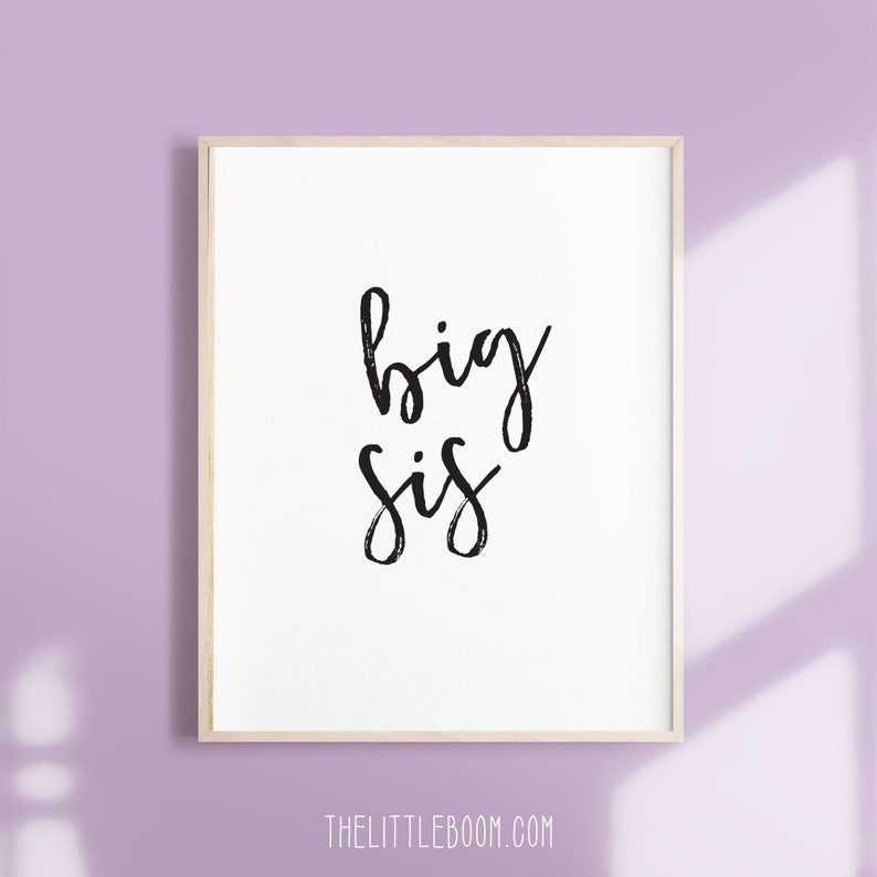 sister sister PRINTABLE ART, big sister art, gift wall decor big printable, decor, sister wall sister big sis WALL download, idea, idea, wall sister ART, WALL wall big decor sister printable, sister big sister big sister download, art, decor, sis PRINTABLE gift
