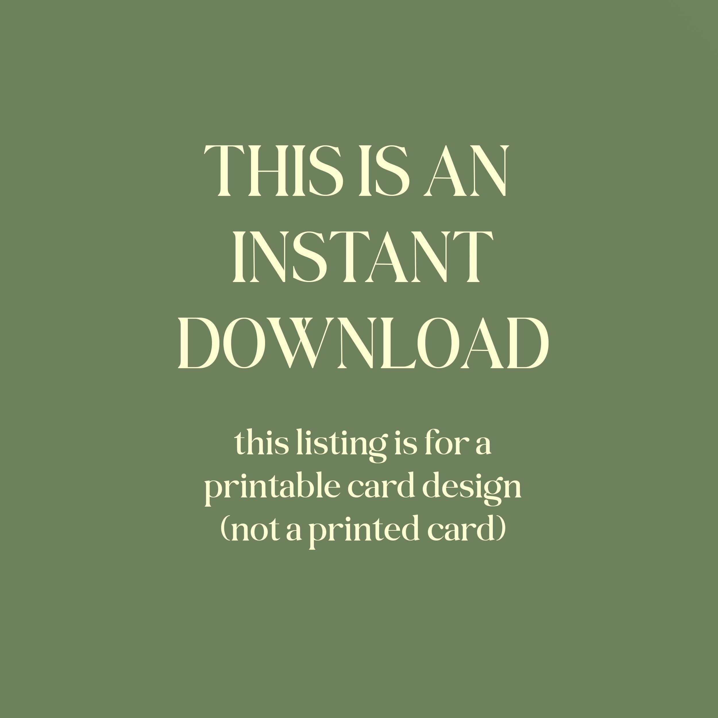 Printable Anniversary Card, Funny Printable Card, Digital Love You Card ...