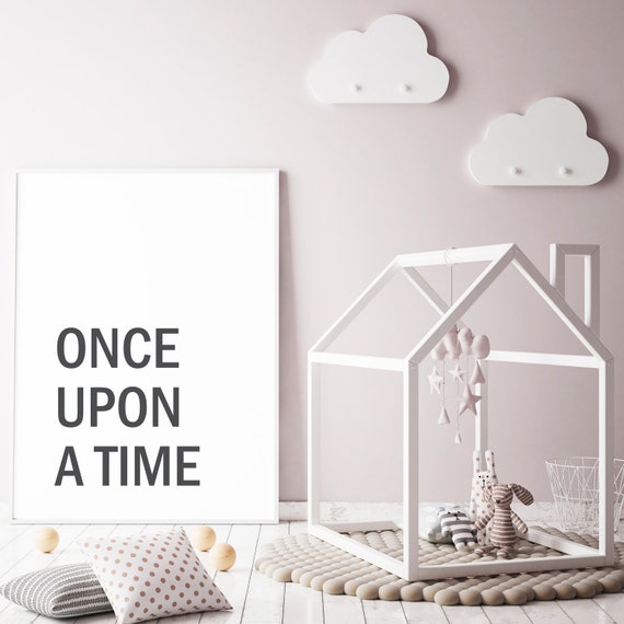 Once Upon A Time Decor Story Art Printable Decor Printable Etsy