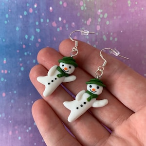The Snowman Earrings