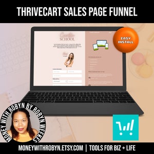 Plantilla Thrivecart Página de ventas Pagar Aumento de ventas Reducción de ventas Plantilla de página de destino Sitio web Embudo de entradas altas Curso de Life Coach