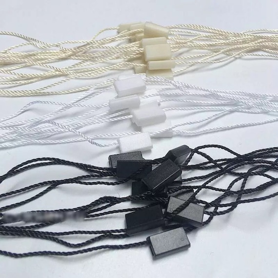 4 mm Nylon String fuerte Colgar Etiquetas Pines de gancho de cierre Cerradura de bucle 100-1000 un