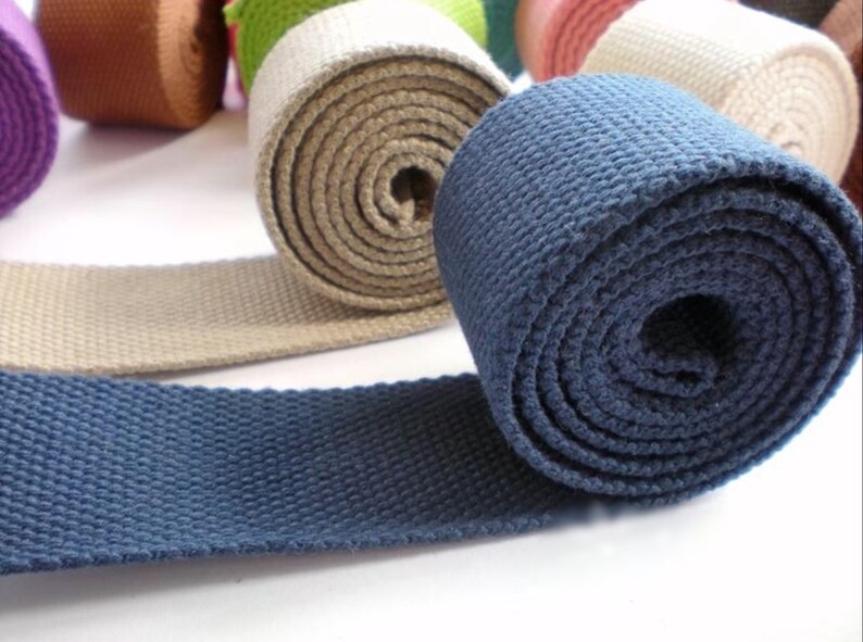 10 Yards 20mm25mm Heavy Cotton Canvas Strap bing DIY Etsy