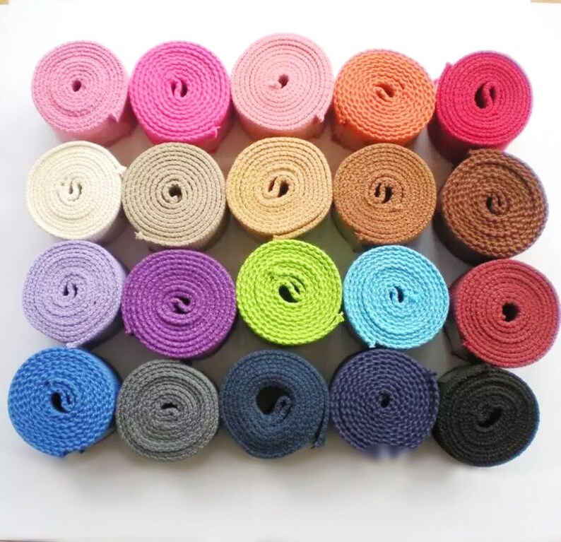 10 Yards 20mm25mm Heavy Cotton Canvas Strap bing DIY Etsy