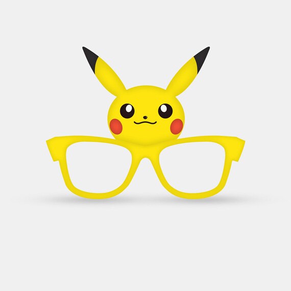 Pokemon Go V3 Printable Paper Glasses Pikachu Party Mask Birthdayphoto Booth Props Kids Mask Pocket Monster Pokemon Movie Glasses