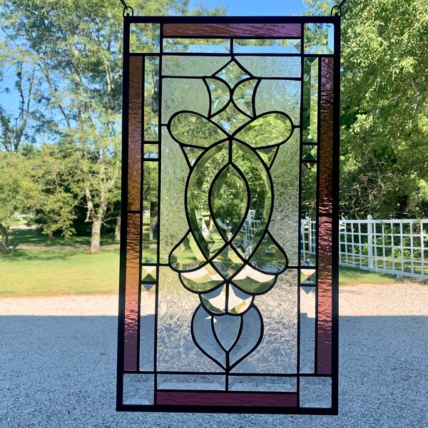 Antique Stained Glass Window Etsy