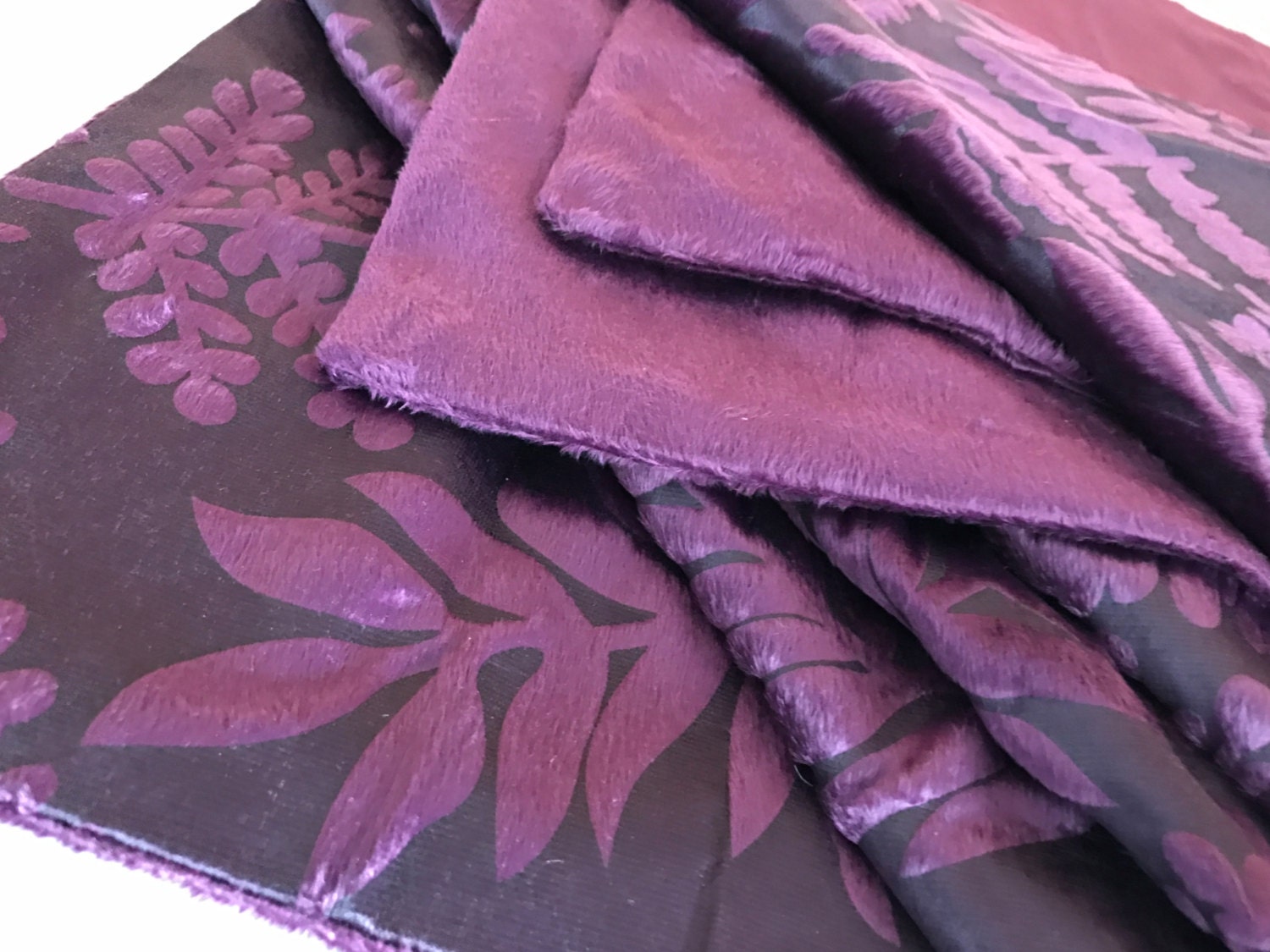 Elegant Cut Velvet Pillowcases Etsy