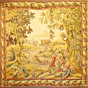 19th Century French Aubusson Tapestry