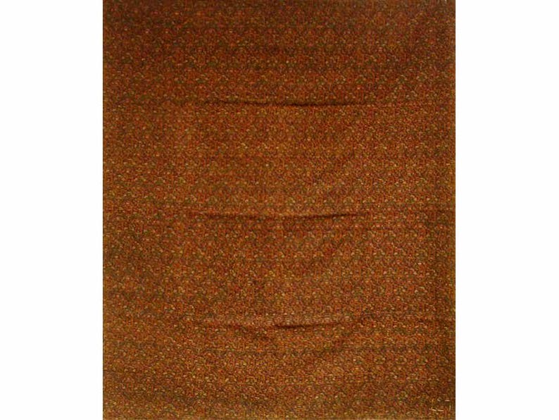 May include: A close-up of a brown fabric with a textured pattern. The fabric has three horizontal folds across the center. The color is a warm, earthy tone, with hints of other colors.