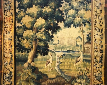 17th C. Verdure Brussels Tapestry