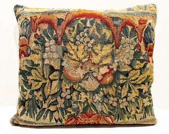 Early 16th Century Brussels Tapestry Pillow