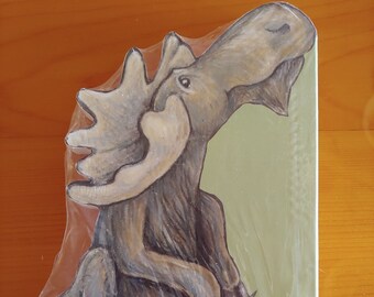 Small Sitting Moose Notepad Big Sky Carvers Bearfoots Mountain Mooses by Phyllis Driscoll