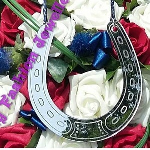 Brides Good Luck Acrylic Wedding Horse Shoe