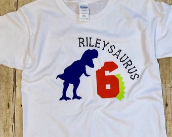 Dinosaur Birthday Shirt - Dinosaur Theme - Dinosaur Party - Shirt for Dinosaur Lover - Dino Shirt -  Dinosaur Themed Birthday Party