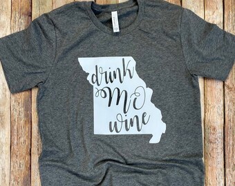 Missouri Pride Wine Lover Shirt, Drink MO Wine, Wine Drinker Gift
