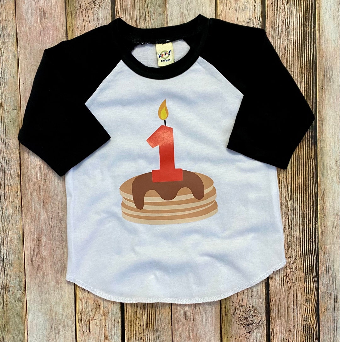 Pancakes Birthday Pancake Shirt First Birthday Outfit Etsy