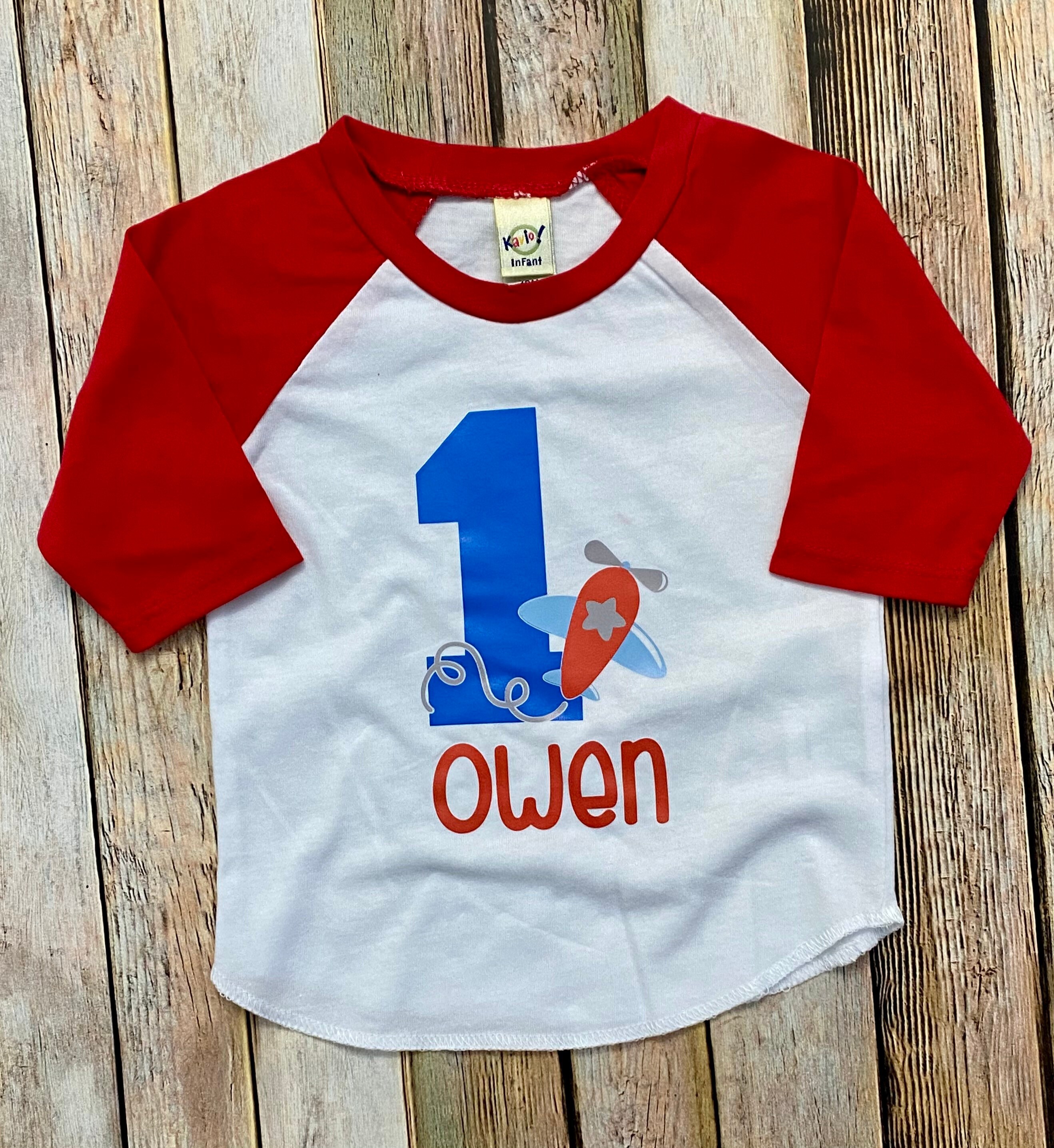 Custom Time Flies Birthday Shirt Airplane First Birthday Etsy